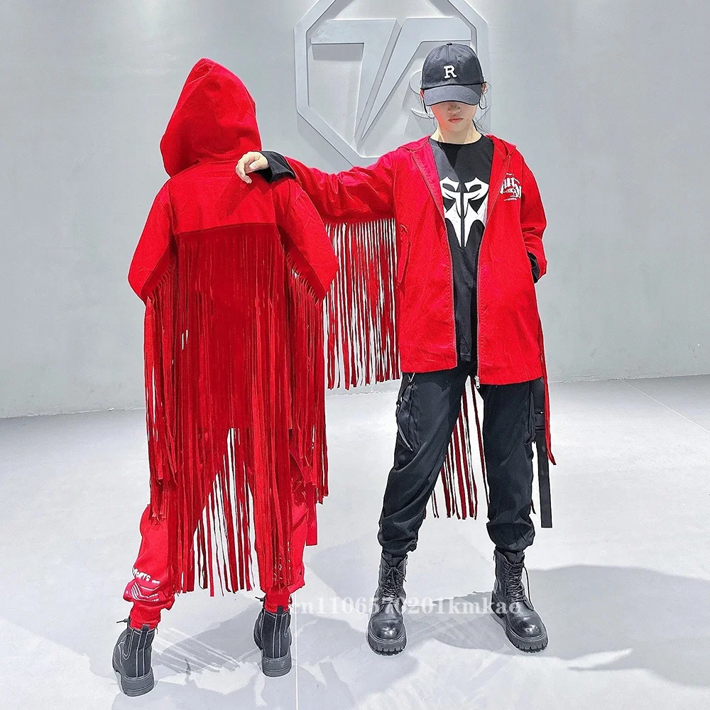Street Fashion Outfit Girl - Kadın Hip Hop Performans Kostüm Seti