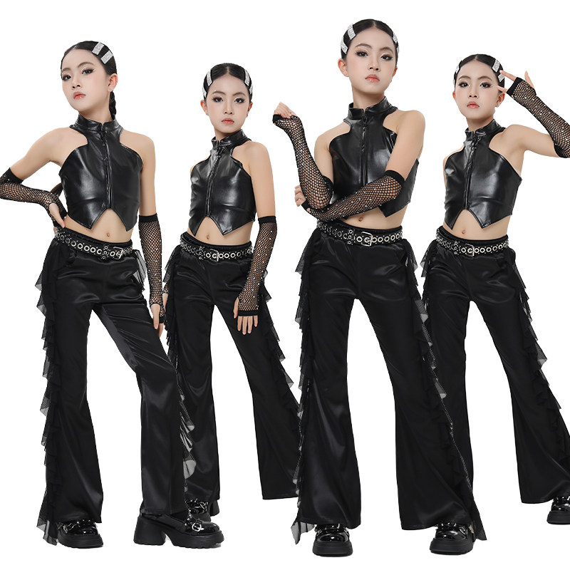 Street Fashion Outfit Girl - Moda Düzensiz Asılı Boyun Üst Pantolon