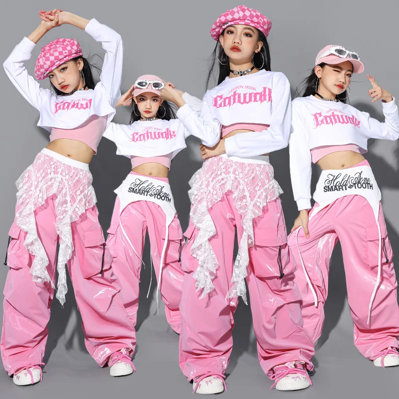 Street Fashion Outfit Girl - Yeni Kpop Caz Dans Kıyafetleri Kızlar