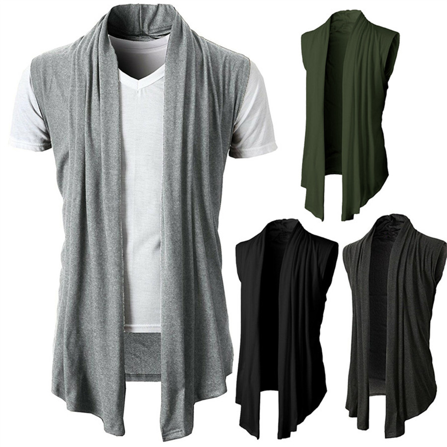 Street Fashion Jacket Men - Yeni 2026 İlkbahar Yaz Erkek Kolsuz