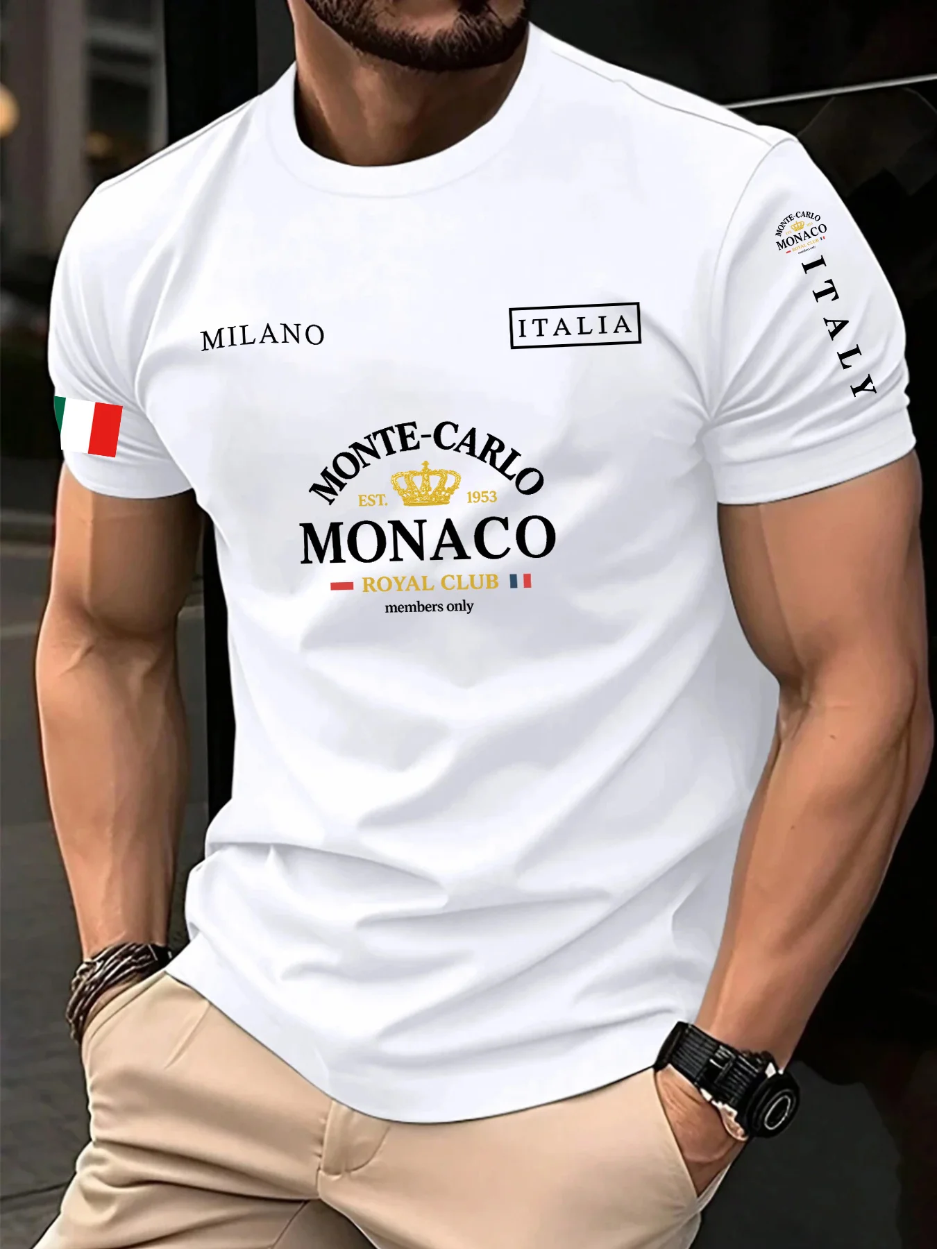 Street Fashion Monaco - Yüksek Kaliteli Çok Satan Monako Harfli