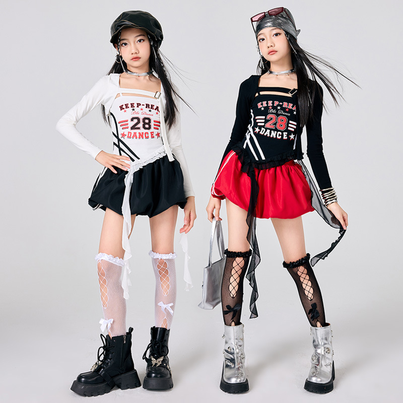 Street Fashion Outfit Girl - Yeni Kız K-Pop Caz Sahne Kıyafetleri