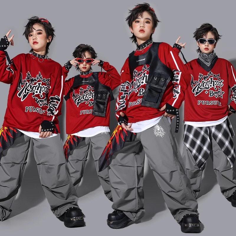 Street Fashion For Boy - Erkekler K-pop Kazak Moda Yelek Bol