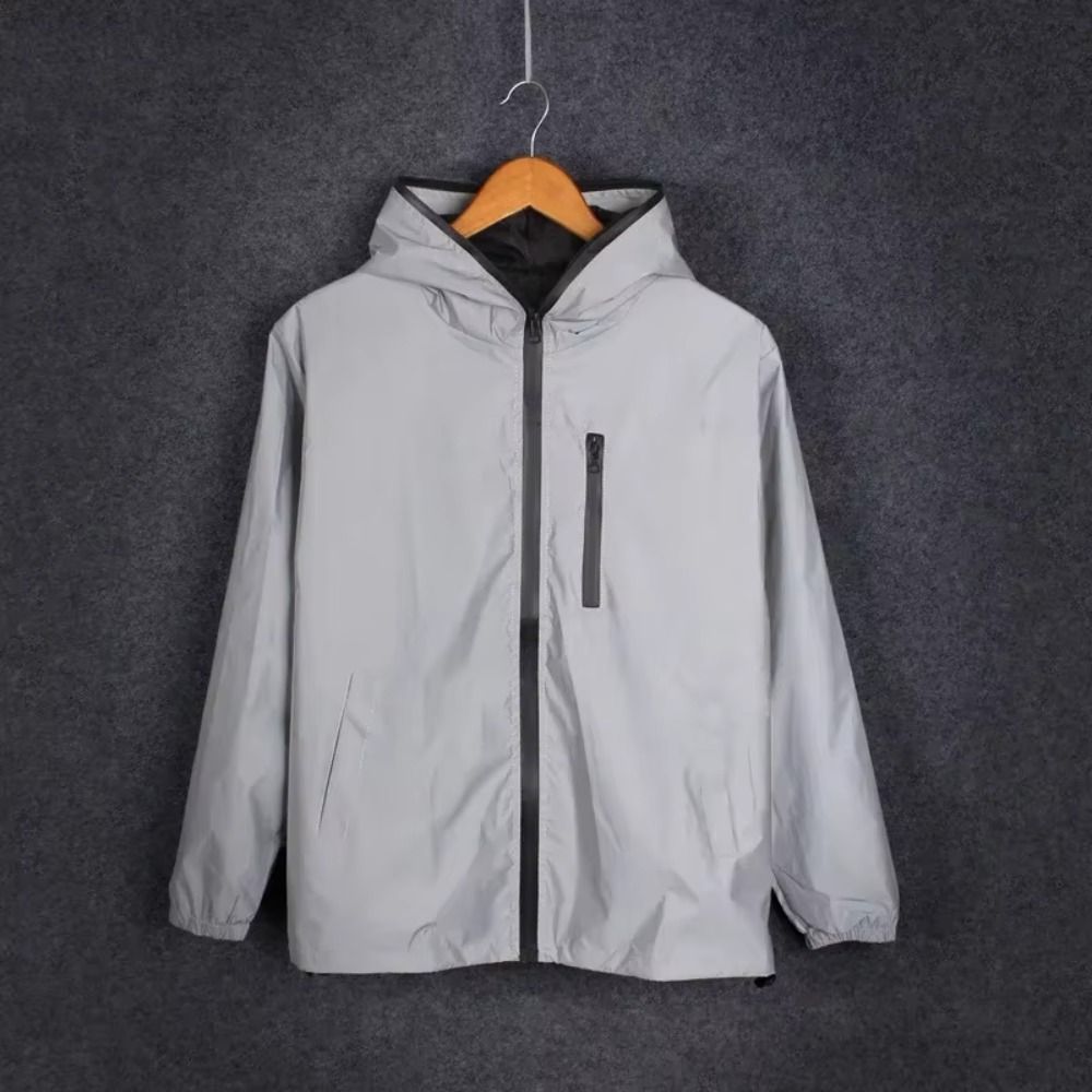 Street Fashion For Boy - Gece Uyarı Yansıtıcı Ceketler İlkbahar/Sonbahar Rüzgar