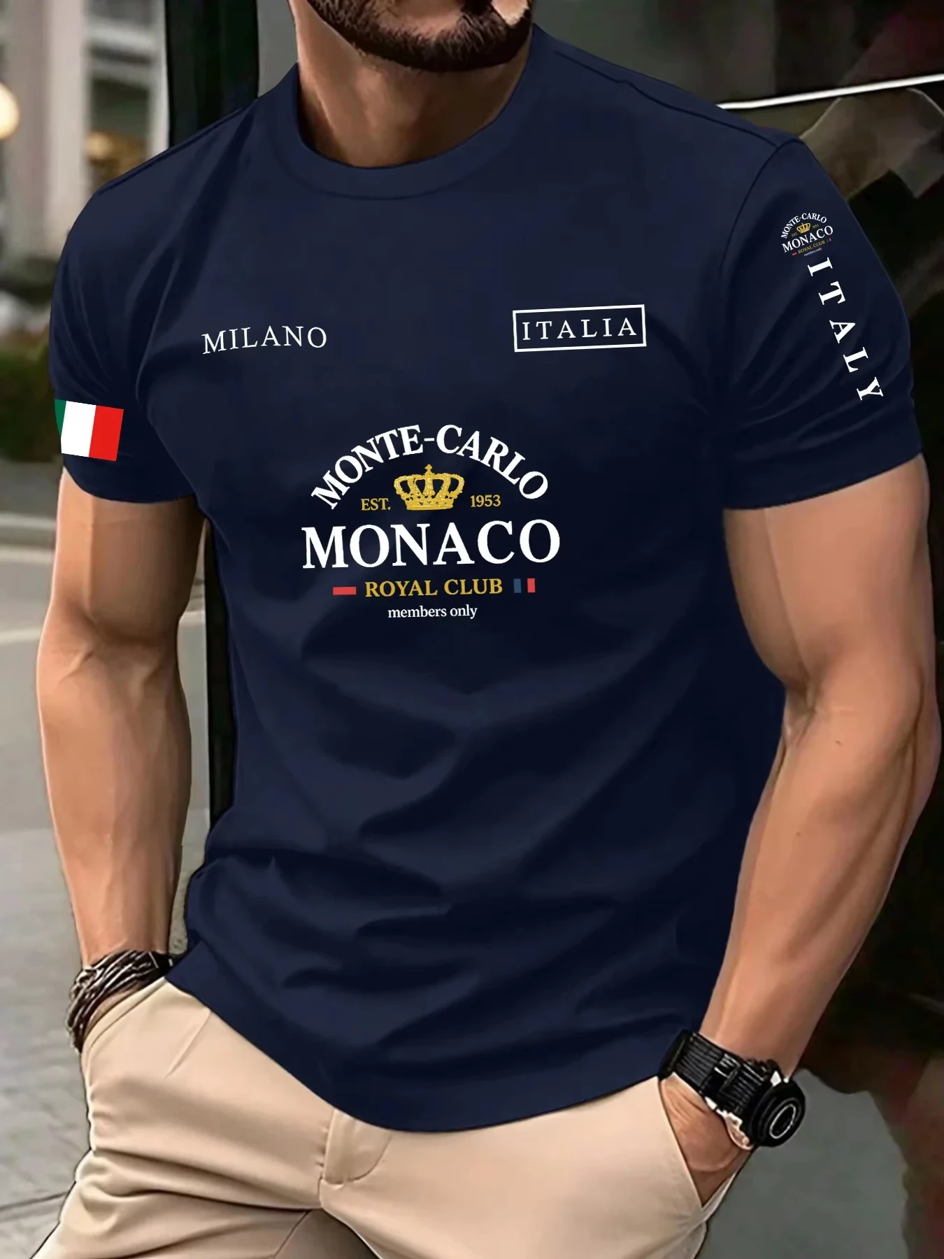 Street Fashion Monaco - 2026 yeni varış Monako mektubu 3D