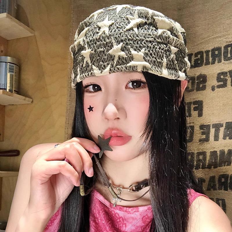 Street Fashion Hats - Serin Tarzı Şapkalar Yıldız Alt Kültür