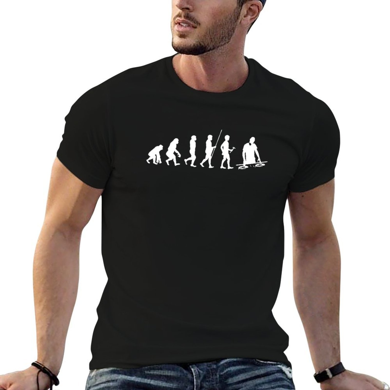 Street Fashion Evolution - Evolution resmi DJ Tişörtü Sokak Modası