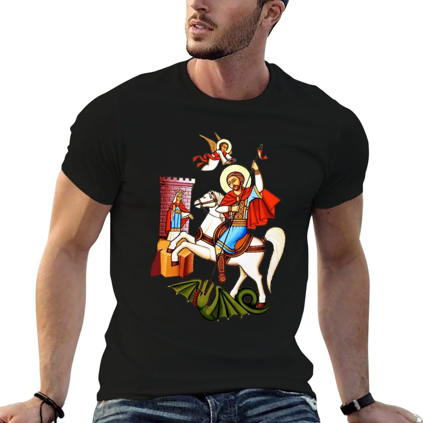 Street Fashion Egypt - Koptik sanatı, şehit Aziz George. Mısır