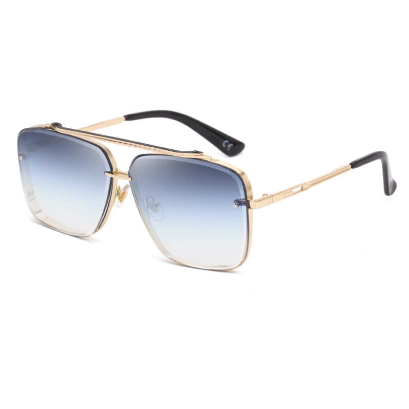 Street Fashion Glasses - Çift Köprü Kare Çerçeve Poligon Wome