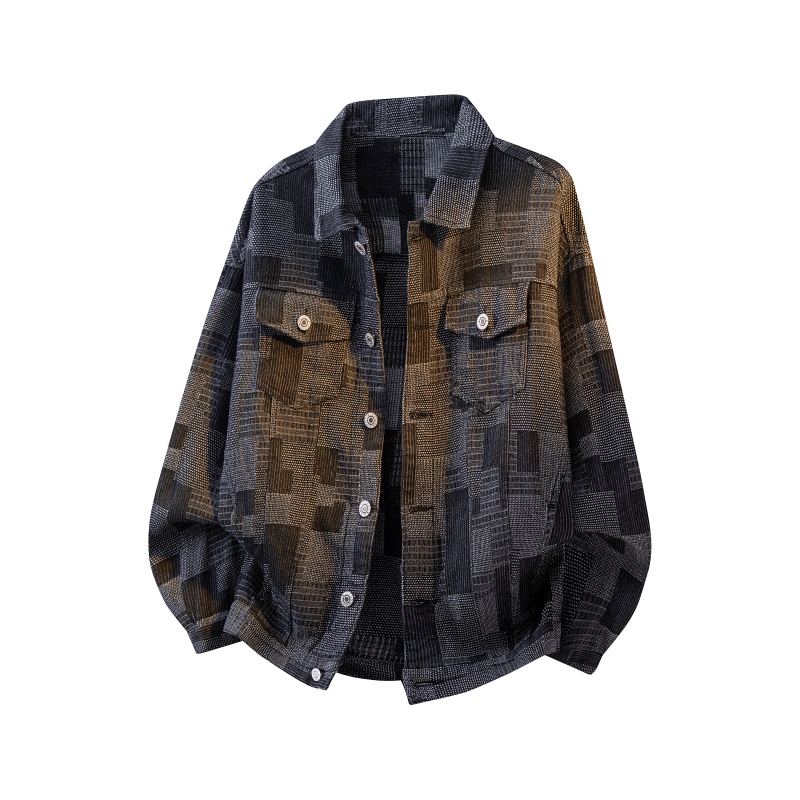 Street Fashion Jacket Men - 2026 İlkbahar Erkek Yıkanmış Kot Ceket