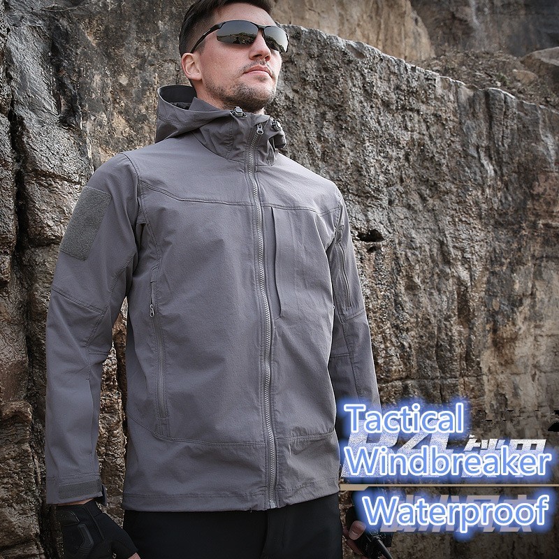 Windbreak Shell Jacket - Açık su geçirmez sıcak yumuşak kabuk