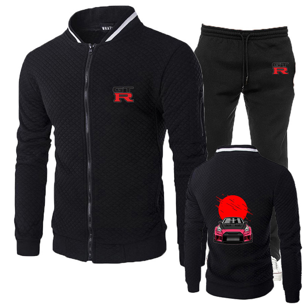Street Fashion Jacket Men - İlk D GTR R35 Baskı 2026