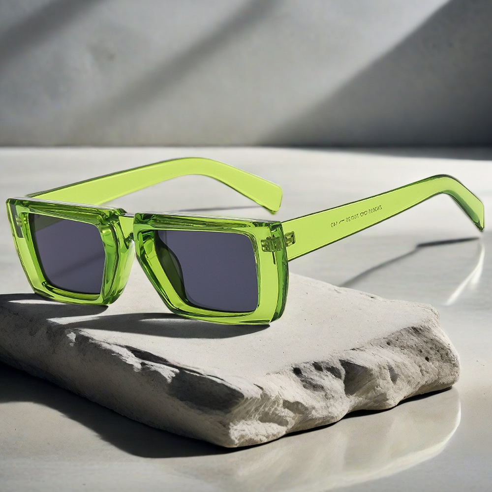 Street Fashion Glasses - Erkekler Kadınlar için yeni Dikdörtgen Güneş