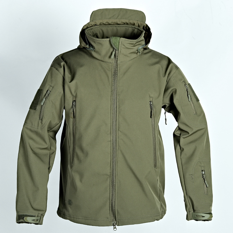 Windbreak Shell Jacket - OTS Kış Erkekler Yumuşak Kabuk Taktik