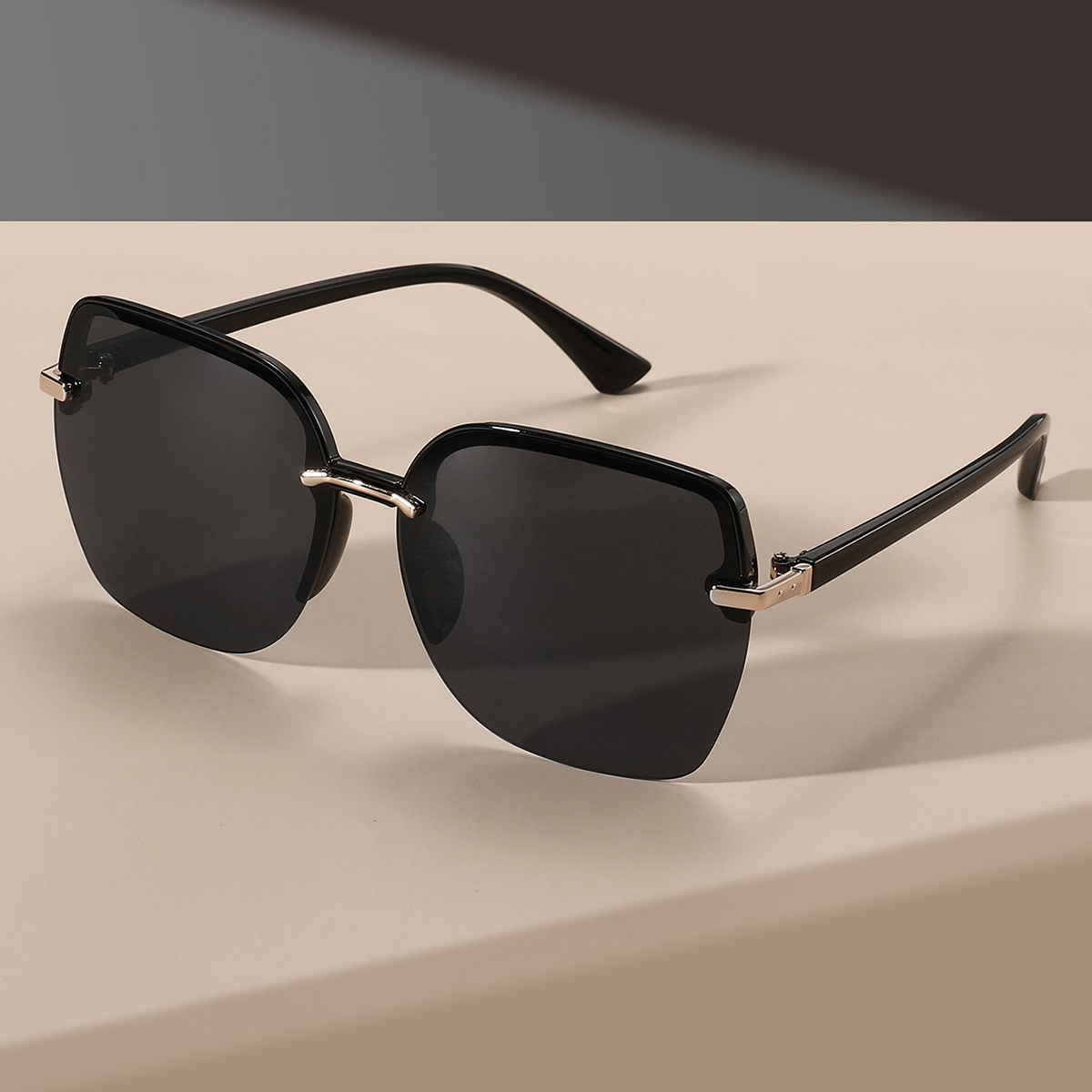 Street Fashion Glasses - Retro Minimalist Büyük Kare Çerçeveli Gözlük