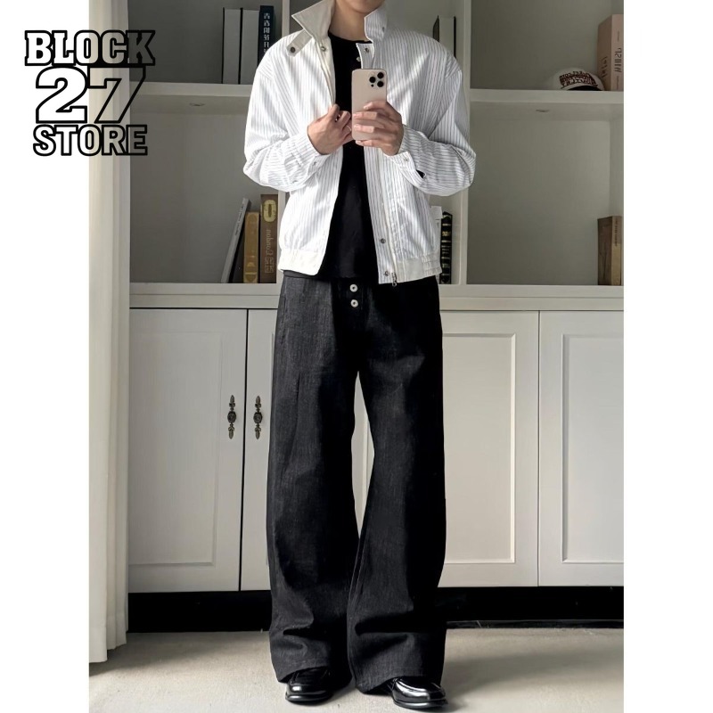 Street Fashion Jeans Men - Erkek Kot Pantolon Harajuku Yaz Harfli