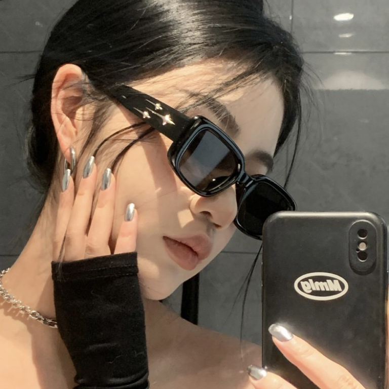 Street Fashion Glasses - Retro Y2K Tarzı Küçük Kare Güneş