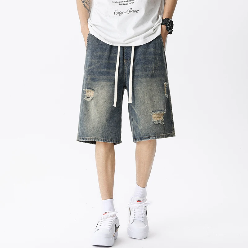 Yaz ince Denim şort erkek Retr - Street Fashion Jeans Men incelemesi ve fiyatı