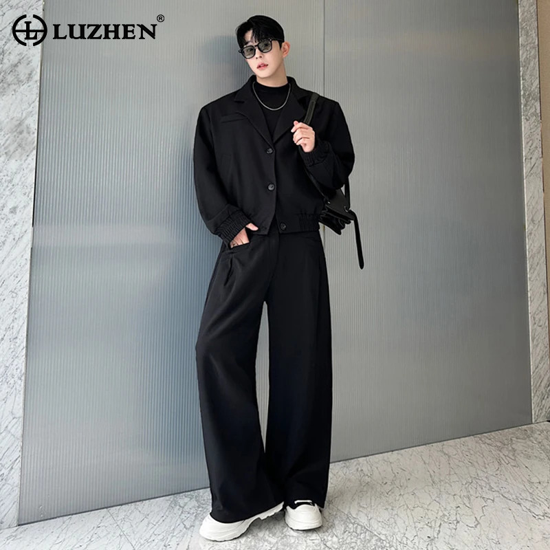 LUZHEN Baharlık Blazer Yaka Gü - Street Fashion Jacket Men incelemesi ve fiyatı