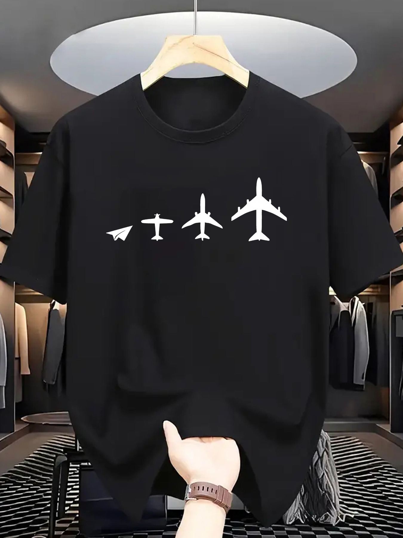 Uçak Evrimi Baskı Erkekler Kıs - Street Fashion Evolution incelemesi ve fiyatı