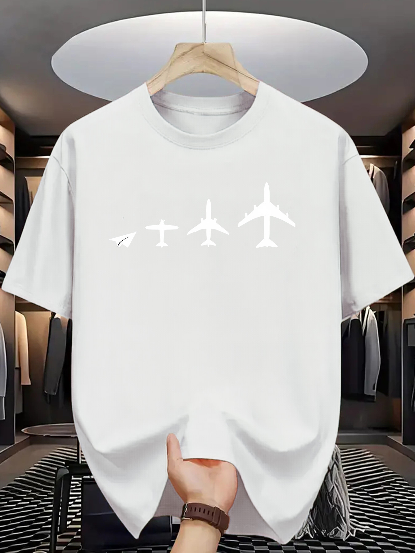 Uçak Evrimi Baskı Erkekler Kıs - Street Fashion Evolution incelemesi ve fiyatı