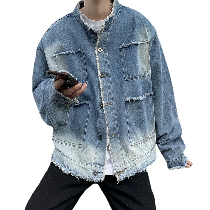 Amerikan Retro Hip Pop Ham Ken - Street Fashion Jeans Men incelemesi ve fiyatı