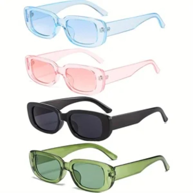 1/4 adet Yeni Küçük Kare Güneş - Street Fashion Glasses incelemesi ve fiyatı