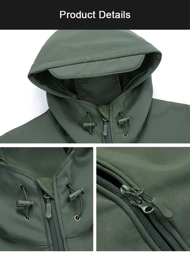5XL 6XL erkek Rus Kamuflaj Pol - Windbreak Shell Jacket incelemesi ve fiyatı