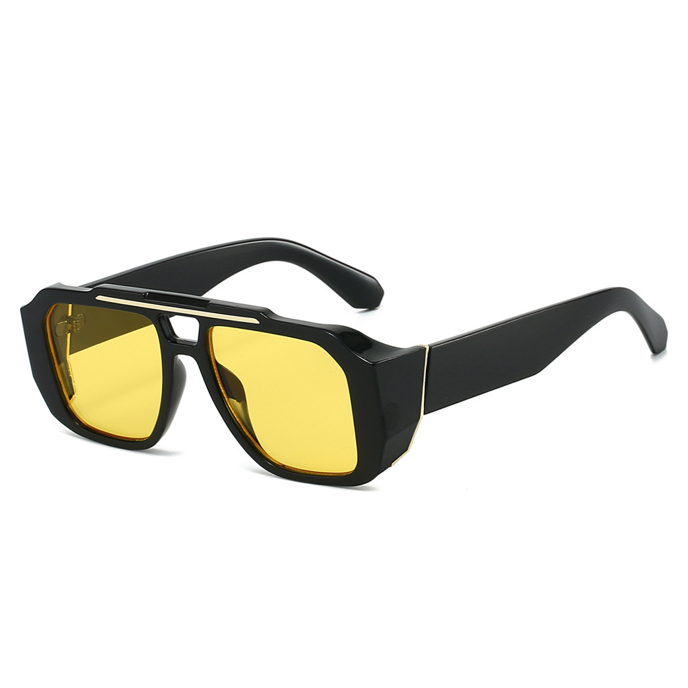 2026 Retro Yeni Çift Köprülü V - Street Fashion Glasses incelemesi ve fiyatı