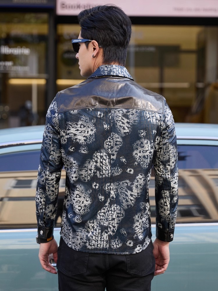 Lüks Yeni Moda Çiçek Baskılı E - Street Fashion Jacket Men incelemesi ve fiyatı