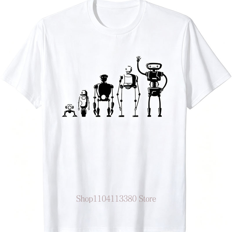 Robot Evolution Grafik Baskı T - Street Fashion Evolution incelemesi ve fiyatı