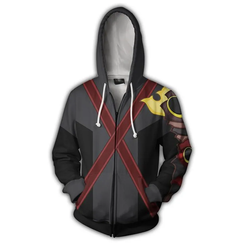 Kingdom Hearts Hoodie Anime Oy - Street Fashion Jacket Men incelemesi ve fiyatı
