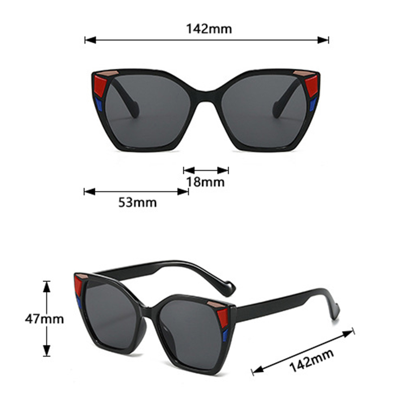 1 adet trend kontrast renkli k - Street Fashion Glasses incelemesi ve fiyatı