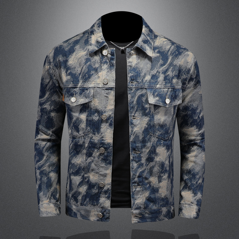 2023 Bahar Vintage Denim Ceket - Street Fashion Jacket Men incelemesi ve fiyatı
