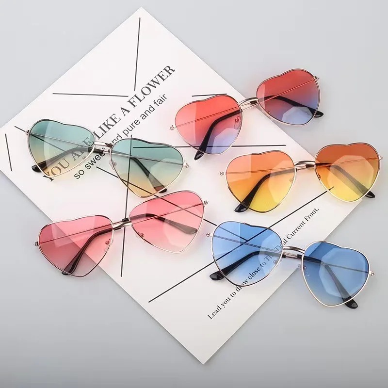 Moda Kalp Şekilli Metal Güneş  - Street Fashion Glasses incelemesi ve fiyatı