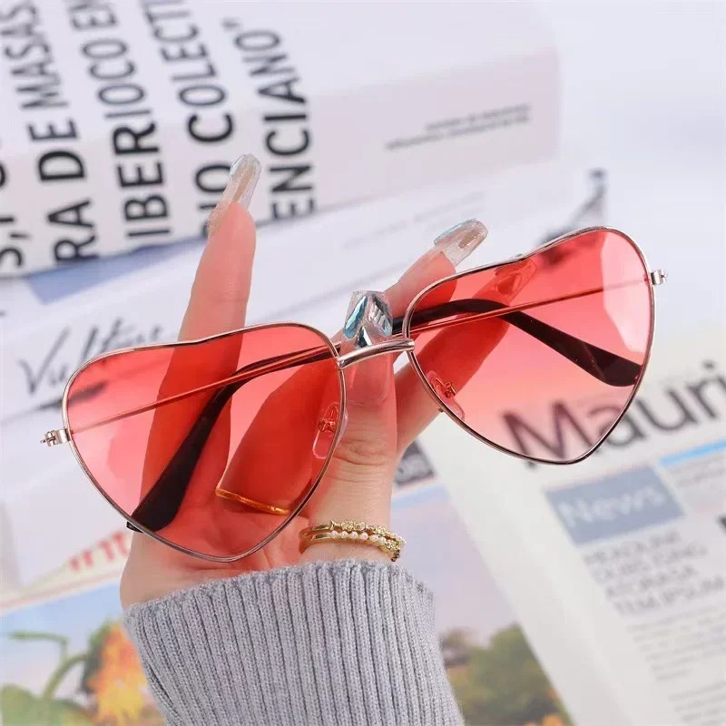 Moda Kalp Şekilli Metal Güneş  - Street Fashion Glasses incelemesi ve fiyatı
