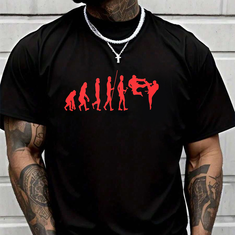 Karate Evolution Baskılı Erkek - Street Fashion Evolution incelemesi ve fiyatı