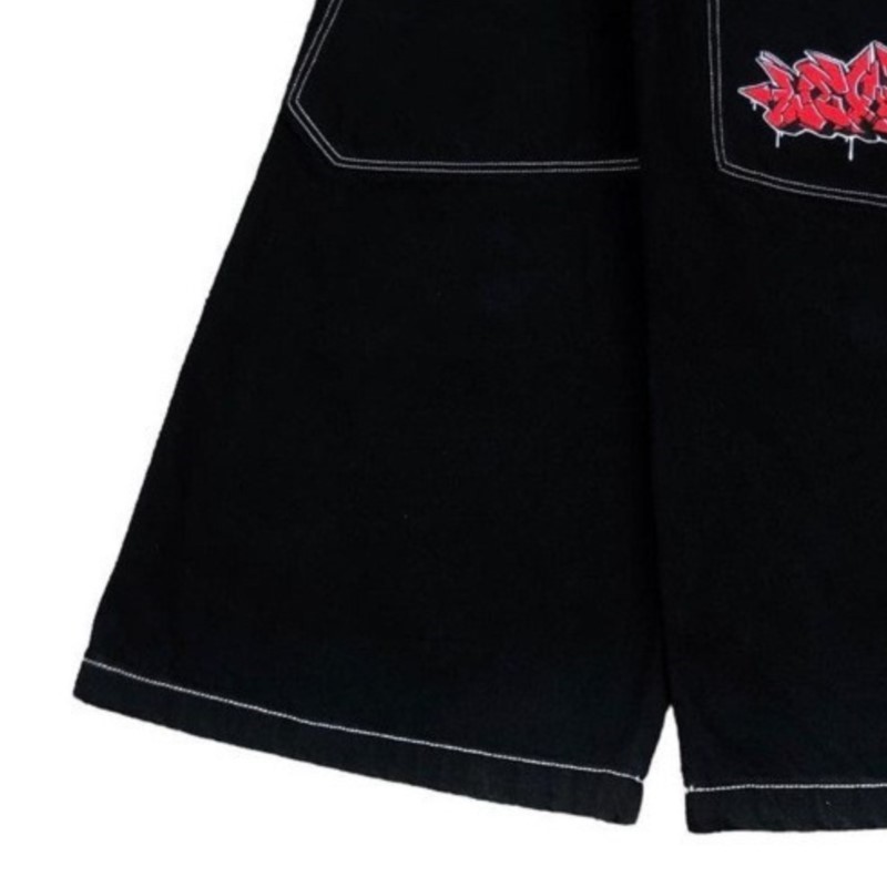 Amerikan Moda Hip Hop Büyük Bo - Street Fashion Jeans Men incelemesi ve fiyatı