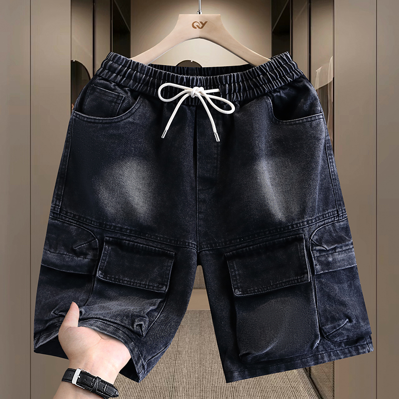 Erkek Kargo Şortları Yeni Yaz  - Street Fashion Jeans Men incelemesi ve fiyatı