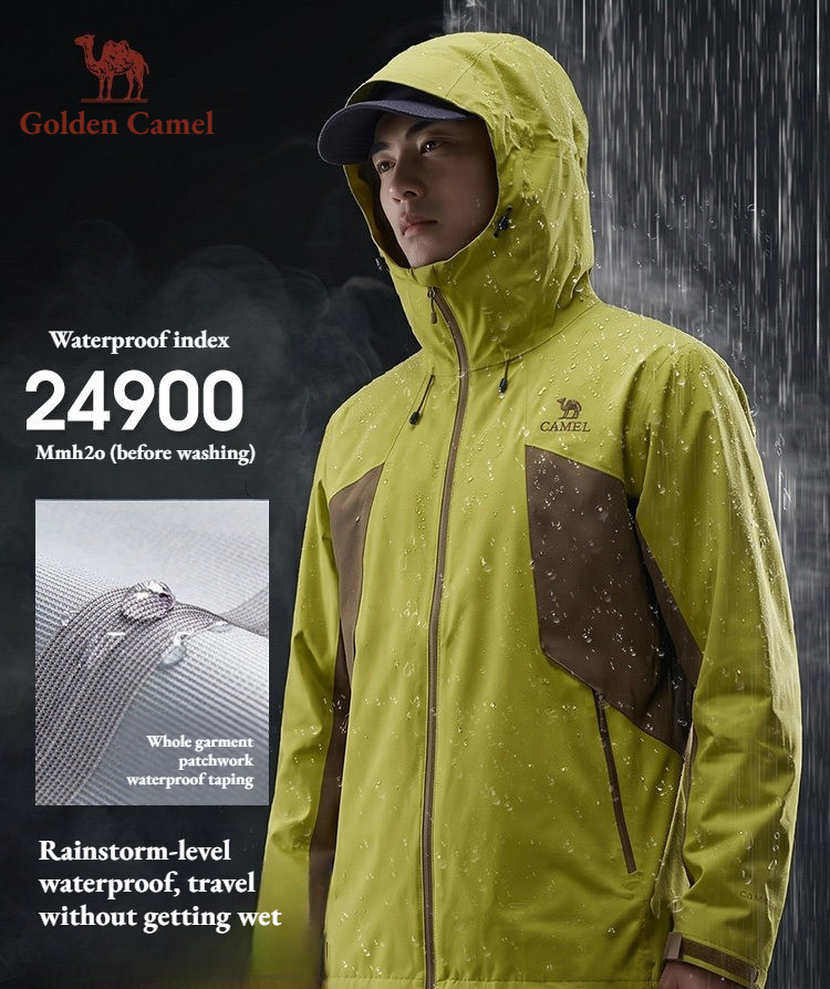 Golden Camel erkek Su Geçirmez - Windbreak Shell Jacket incelemesi ve fiyatı