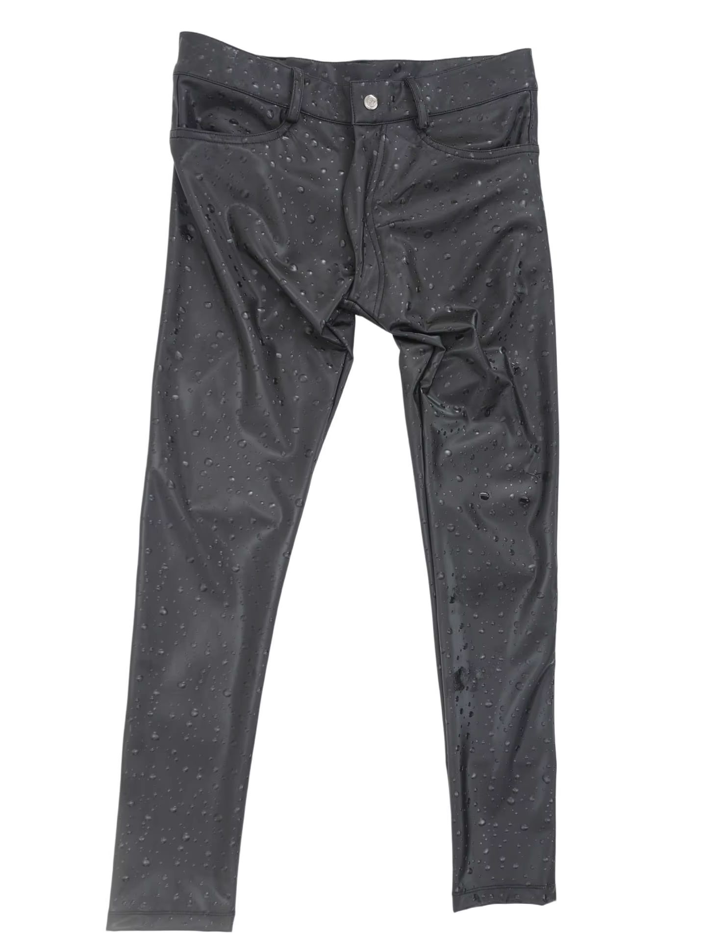 3D Su Damlası Baskı Elastik PU - Street Fashion Jeans Men incelemesi ve fiyatı